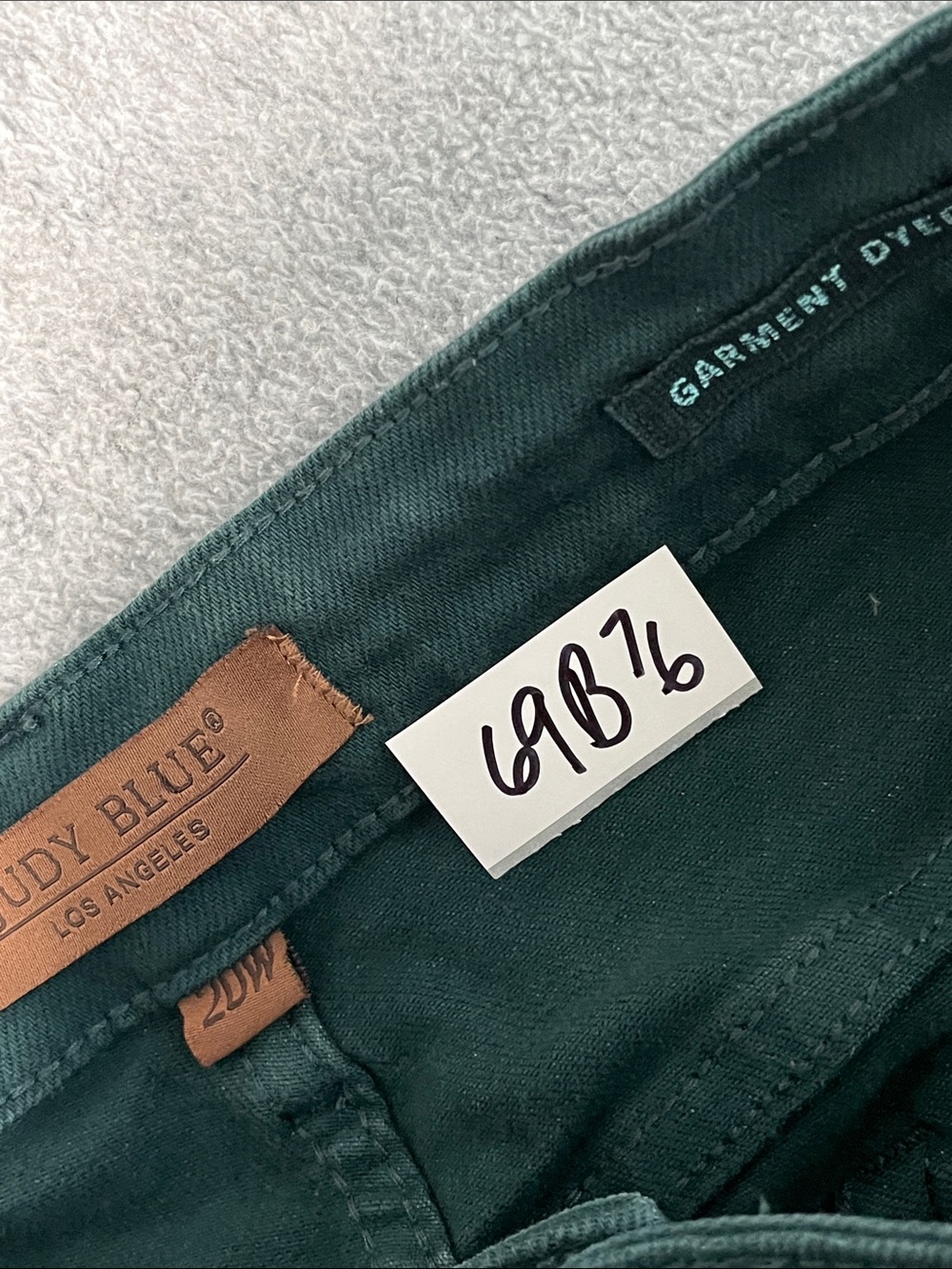 Judy Blue Cropped Ankle Jeans 20W Green - Picture 3 of 8